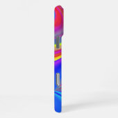 Zomergevoel, Abstracte 3D Rainbowart iPhone Hoesje (Rechterkant)