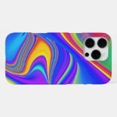 Zomergevoel, Abstracte 3D Rainbowart iPhone Hoesje (Achterkant horizontaal)