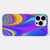 Zomergevoel, Abstracte 3D Rainbowart iPhone Hoesje (Achterkant horizontaal)