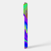 Zomergevoel, Abstracte 3D Rainbowart iPhone Hoesje (Linkerkant)