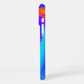 Zomergevoel, Abstracte 3D Rainbowart iPhone Hoesje (Linkerkant)