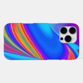 Zomergevoel, Abstracte 3D Rainbowart iPhone Hoesje (Achterkant horizontaal)