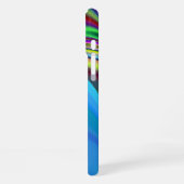 Zomergevoel, Abstracte 3D Rainbowart iPhone Hoesje (Linkerkant)
