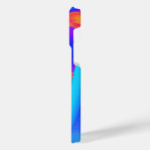 Zomergevoel, Abstracte 3D Rainbowart iPhone Hoesje (Linkerkant)