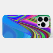 Zomergevoel, Abstracte 3D Rainbowart iPhone Hoesje (Achterkant horizontaal)