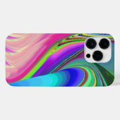Zomergevoel, Abstracte 3D Rainbowart iPhone Hoesje (Achterkant horizontaal)