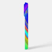 Zomergevoel, Abstracte 3D Rainbowart iPhone Hoesje (Linkerkant)
