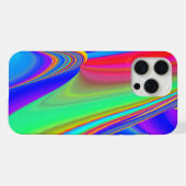 Zomergevoel, Abstracte 3D Rainbowart iPhone Hoesje (Achterkant horizontaal)