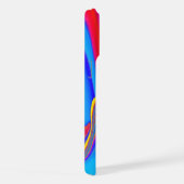 Zomergevoel, Abstracte 3D Rainbowart iPhone Hoesje (Rechterkant)
