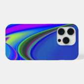 Zomergevoel, Abstracte 3D Rainbowart iPhone Hoesje (Achterkant horizontaal)