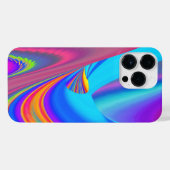 Zomergevoel, Abstracte 3D Rainbowart iPhone Hoesje (Achterkant horizontaal)