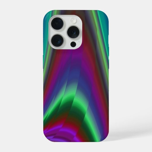 Zomergevoel, Abstracte 3D Rainbowart iPhone Hoesje (Achterkant)