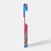 Zomergevoel, Abstracte 3D Rainbowart iPhone Hoesje (Linkerkant)