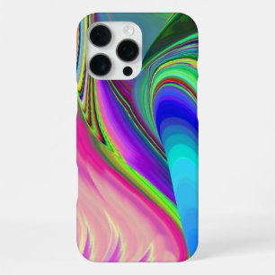 Zomergevoel, Abstracte 3D Rainbowart iPhone 16 Pro Max Hoesje