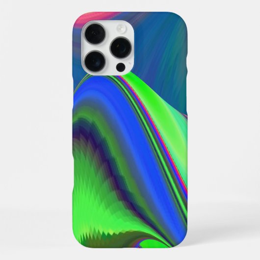 Zomergevoel, Abstracte 3D Rainbowart iPhone Hoesje (Achterkant)
