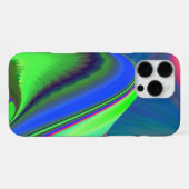 Zomergevoel, Abstracte 3D Rainbowart iPhone Hoesje (Achterkant horizontaal)
