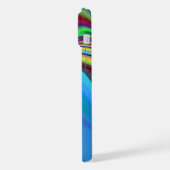Zomergevoel, Abstracte 3D Rainbowart iPhone Hoesje (Linkerkant)