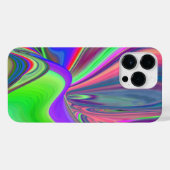 Zomergevoel, Abstracte 3D Rainbowart iPhone Hoesje (Achterkant horizontaal)
