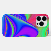 Zomergevoel, Abstracte 3D Rainbowart iPhone Hoesje (Achterkant horizontaal)