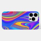 Zomergevoel, Abstracte 3D Rainbowart iPhone Hoesje (Achterkant horizontaal)