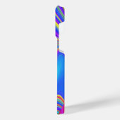 Zomergevoel, Abstracte 3D Rainbowart iPhone Hoesje (Linkerkant)