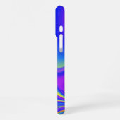 Zomergevoel, Abstracte 3D Rainbowart iPhone Hoesje (Linkerkant)