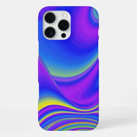 Zomergevoel, Abstracte 3D Rainbowart iPhone Hoesje (Achterkant)