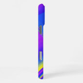 Zomergevoel, Abstracte 3D Rainbowart iPhone Hoesje (Rechterkant)