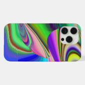 Zomergevoel, Abstracte 3D Rainbowart iPhone Hoesje (Achterkant horizontaal)