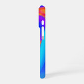Zomergevoel, Abstracte 3D Rainbowart iPhone Hoesje (Linkerkant)