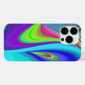 Zomergevoel, Abstracte 3D Rainbowart iPhone Hoesje (Achterkant horizontaal)