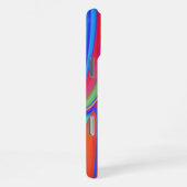 Zomergevoel, Abstracte 3D Rainbowart iPhone Hoesje (Rechterkant)