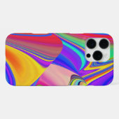 Zomergevoel, Abstracte 3D Rainbowart iPhone Hoesje (Achterkant horizontaal)