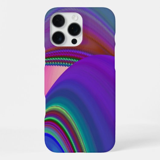 Zomergevoel, Abstracte 3D Rainbowart iPhone Hoesje (Achterkant)