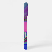 Zomergevoel, Abstracte 3D Rainbowart iPhone Hoesje (Rechterkant)