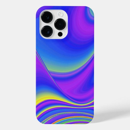 Zomergevoel, Abstracte 3D Rainbowart iPhone Hoesje (Achterkant)