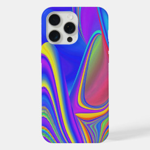 Zomergevoel, Abstracte 3D Rainbowart iPhone 15 Pro Max Case