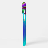 Zomergevoel, Abstracte 3D Rainbowart iPhone Hoesje (Linkerkant)