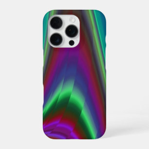 Zomergevoel, Abstracte 3D Rainbowart iPhone 16 Pro Hoesje