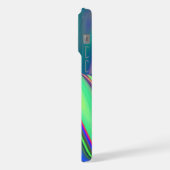 Zomergevoel, Abstracte 3D Rainbowart iPhone Hoesje (Linkerkant)