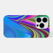 Zomergevoel, Abstracte 3D Rainbowart iPhone Hoesje (Achterkant horizontaal)
