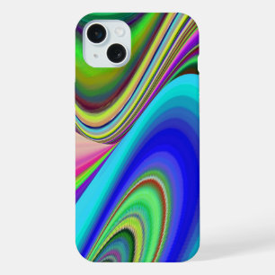Zomergevoel, Abstracte 3D Rainbowart iPhone 15 Plus Case