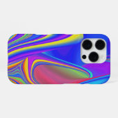 Zomergevoel, Abstracte 3D Rainbowart iPhone Hoesje (Achterkant horizontaal)