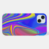 Zomergevoel, Abstracte 3D Rainbowart iPhone Hoesje (Achterkant horizontaal)