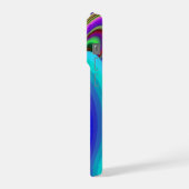 Zomergevoel, Abstracte 3D Rainbowart iPhone Hoesje (Linkerkant)