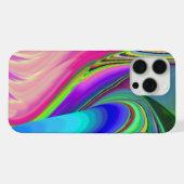 Zomergevoel, Abstracte 3D Rainbowart iPhone Hoesje (Achterkant horizontaal)
