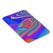 Zomergevoel, Abstracte 3D Rainbowart Magneet (Rechterzijde)