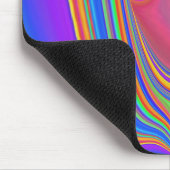 Zomergevoel, Abstracte 3D Rainbowart Muismat (Hoek)