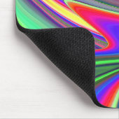 Zomergevoel, Abstracte 3D Rainbowart Muismat (Hoek)