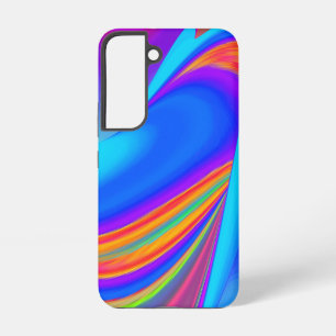 Zomergevoel, Abstracte 3D Rainbowart Samsung Galaxy Hoesje